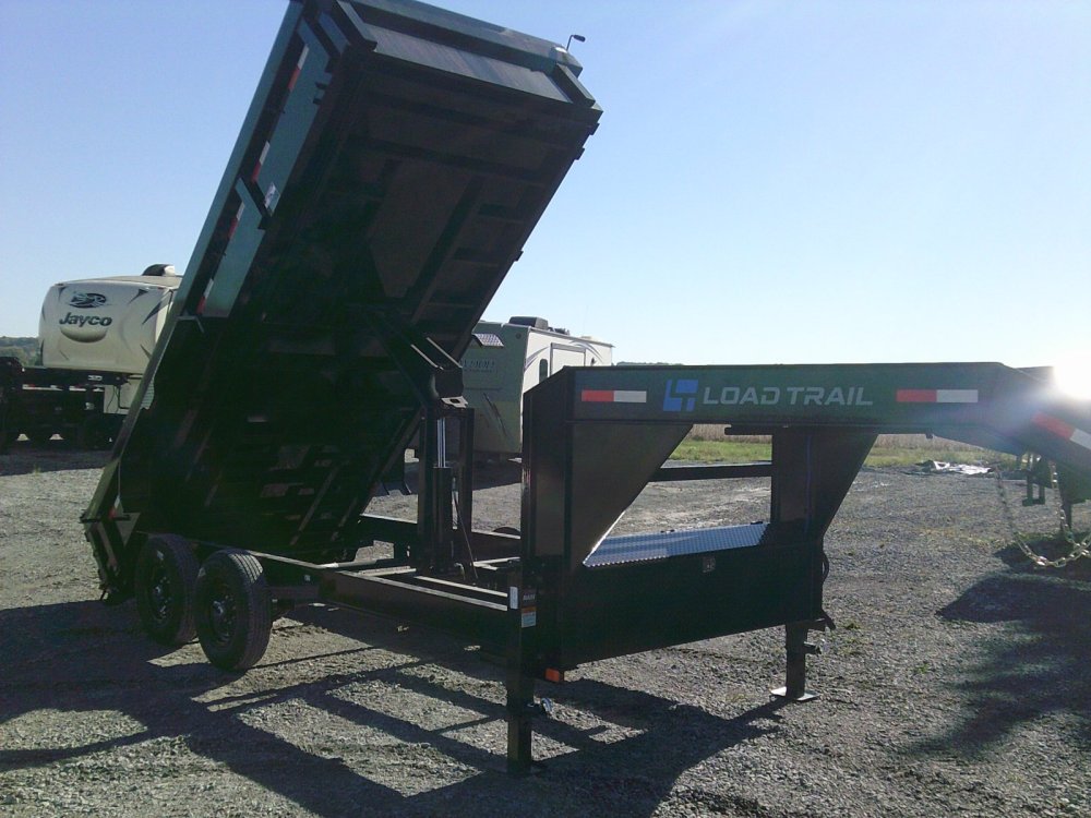 83" x 16' Tandem Axle Gooseneck Low-Pro Dump -14K