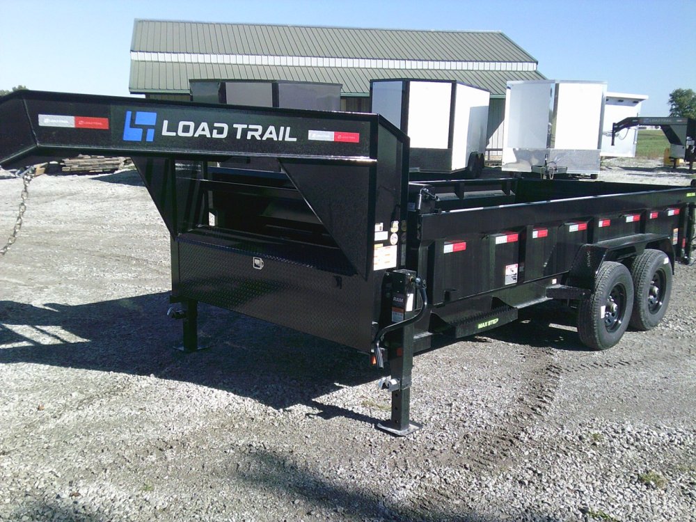83" x 16' Tandem Axle Gooseneck Low-Pro Dump -14K