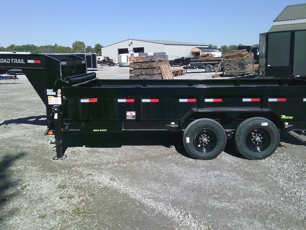 83" x 16' Tandem Axle Gooseneck Low-Pro Dump -14K