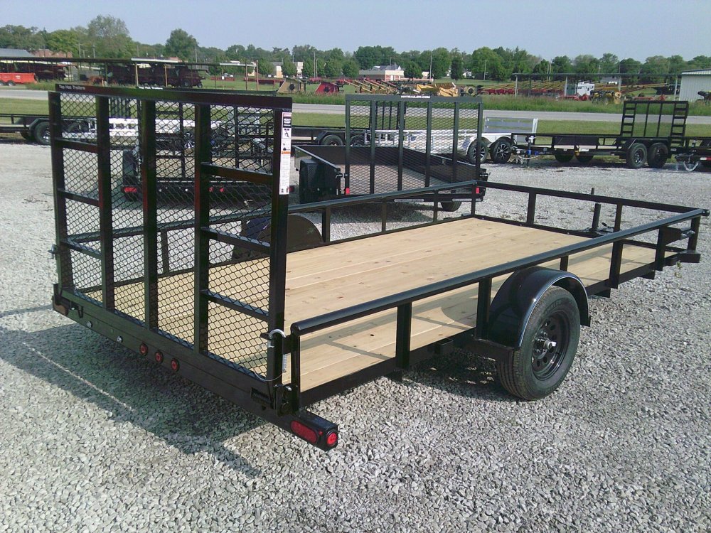 77" X 12' Single Axle Utility 2990K