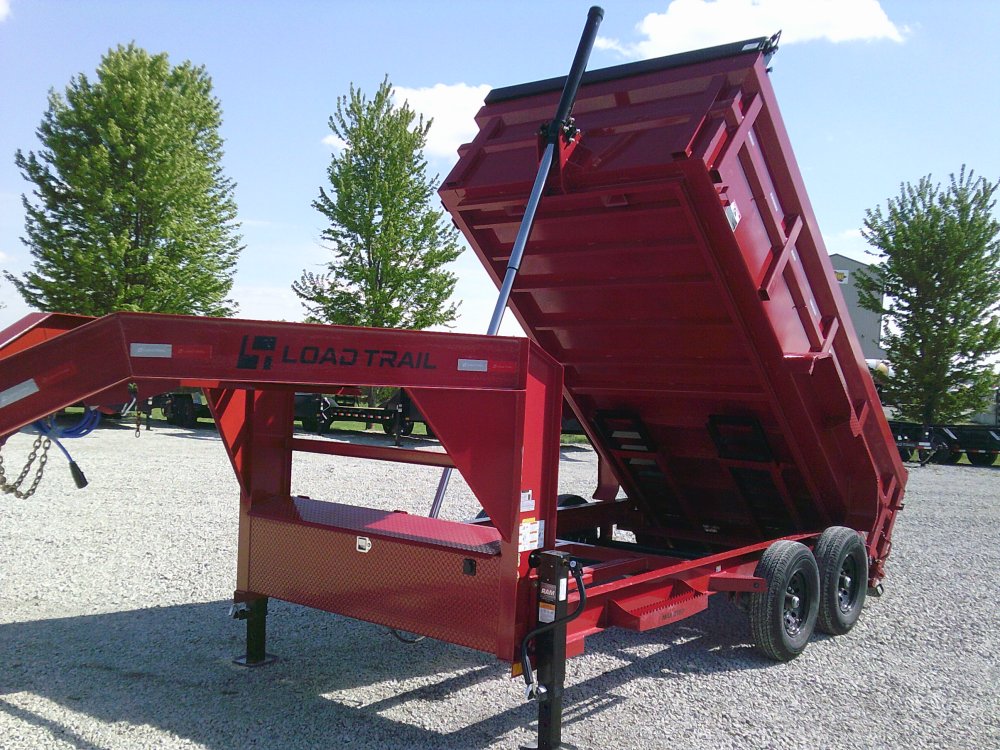 83" x 14' Tandem Axle Gooseneck Low-Pro Dump -14K