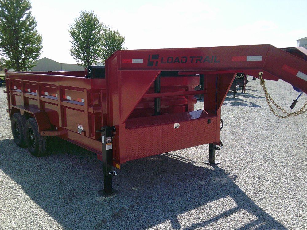 83" x 14' Tandem Axle Gooseneck Low-Pro Dump -14K