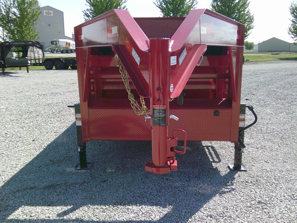 83" x 14' Tandem Axle Gooseneck Low-Pro Dump -14K