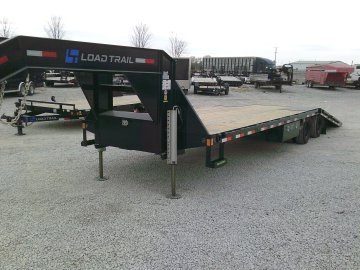 102" x 32' Tandem Low-Pro Gooseneck w/Hyd. Dove