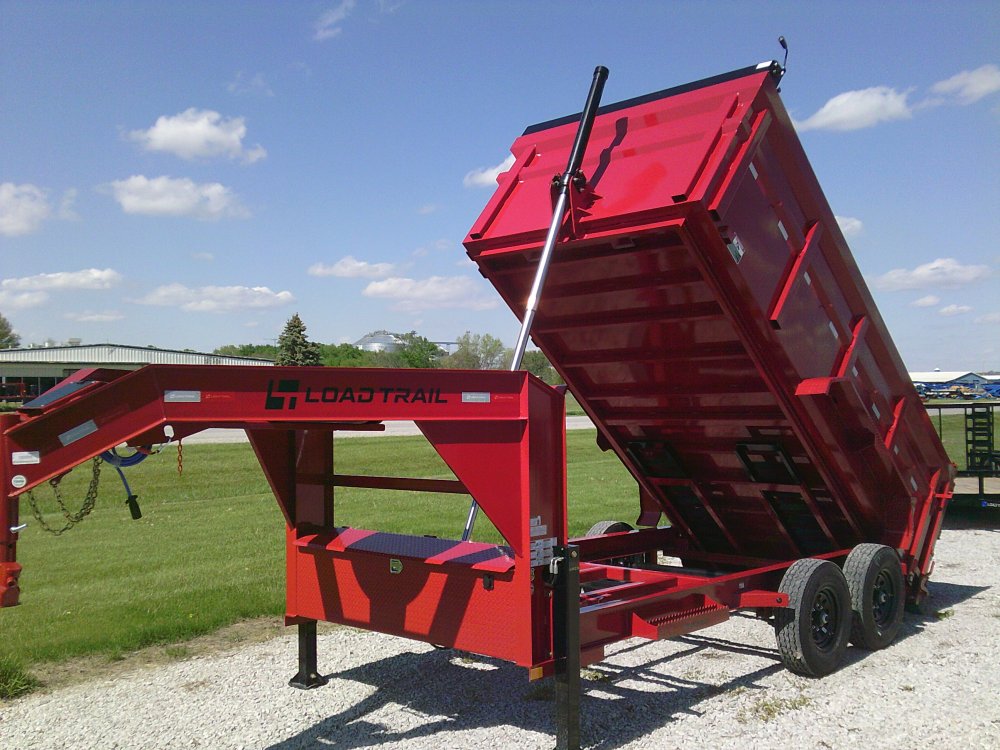 83" x 14' Tandem Axle Gooseneck Low-Pro Dump -14K