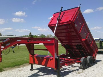 83" x 14' Tandem Axle Gooseneck Low-Pro Dump -14K
