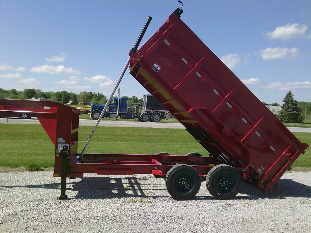 83" x 14' Tandem Axle Gooseneck Low-Pro Dump -14K