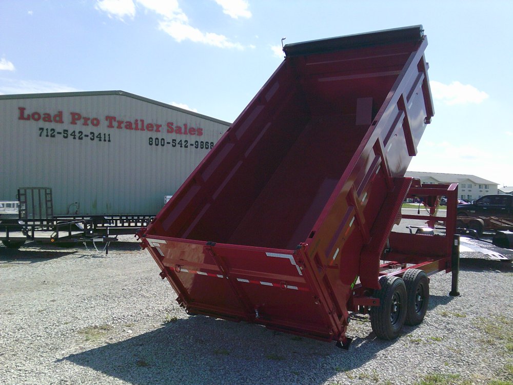 83" x 14' Tandem Axle Gooseneck Low-Pro Dump -14K