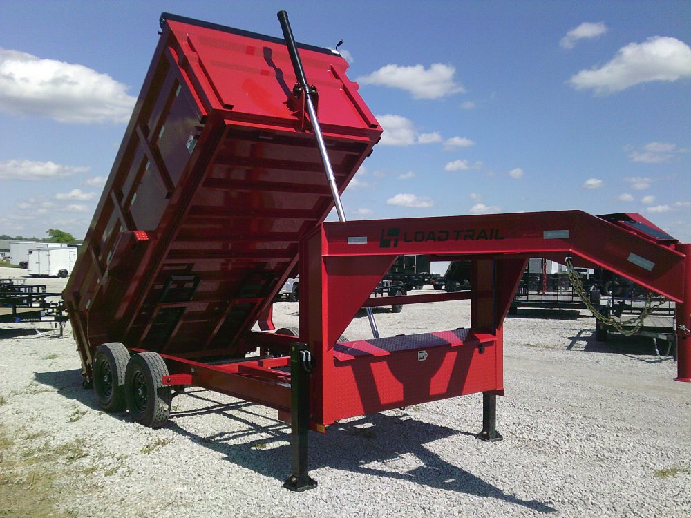 83" x 14' Tandem Axle Gooseneck Low-Pro Dump -14K
