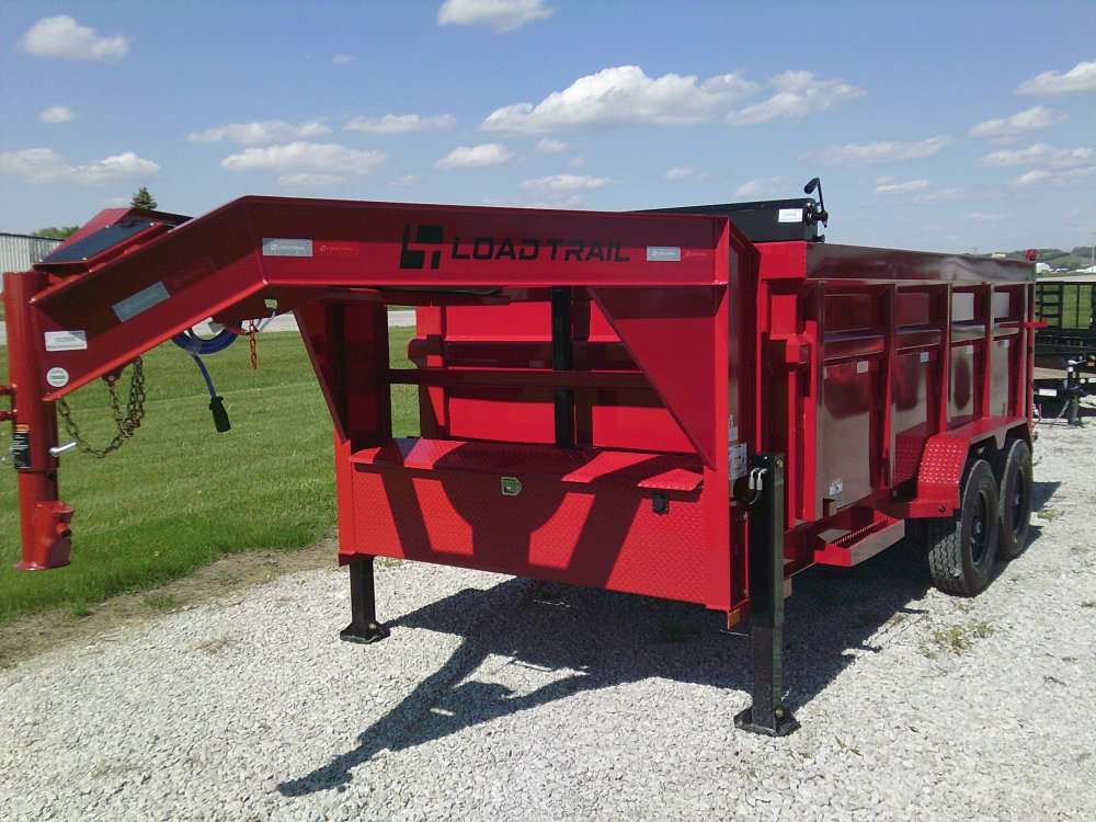 83" x 14' Tandem Axle Gooseneck Low-Pro Dump -14K