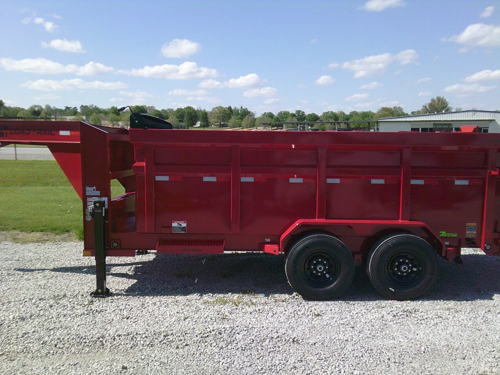 83" x 14' Tandem Axle Gooseneck Low-Pro Dump -14K