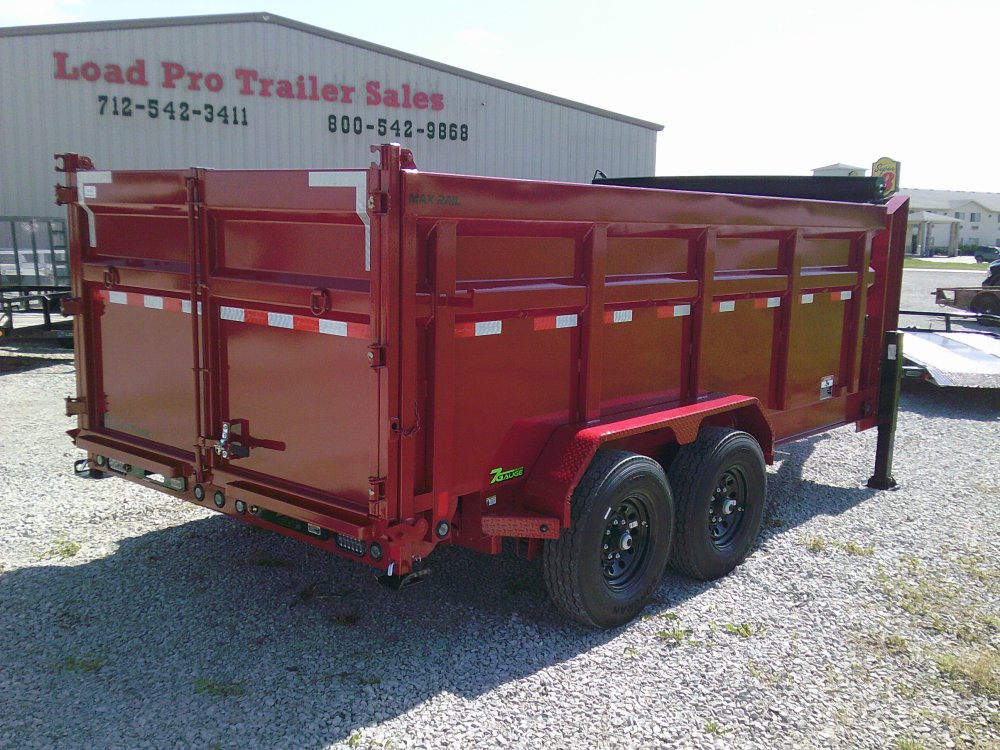 83" x 14' Tandem Axle Gooseneck Low-Pro Dump -14K