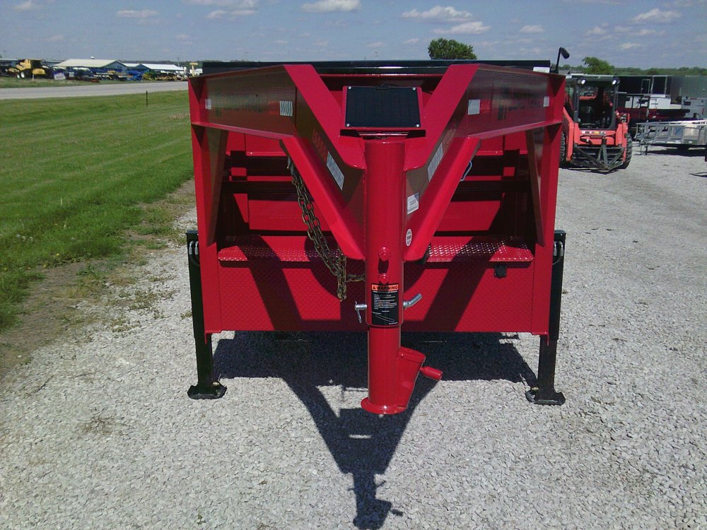 83" x 14' Tandem Axle Gooseneck Low-Pro Dump -14K