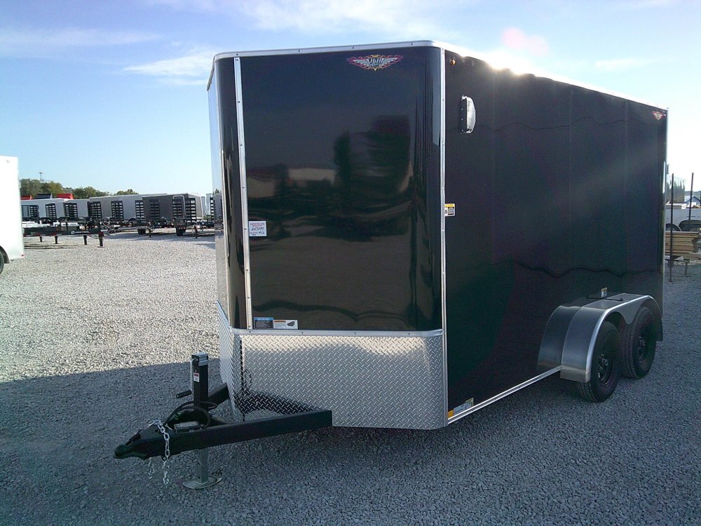 7X14 Flat Top Enclosed Cargo 7K