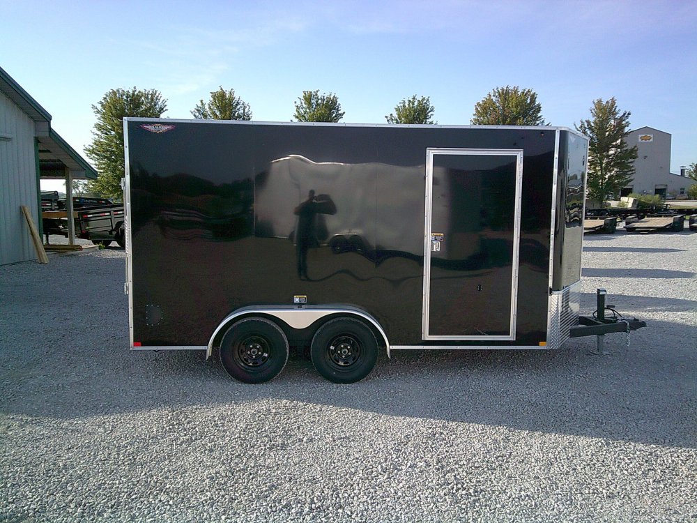 7X14 Flat Top Enclosed Cargo 7K