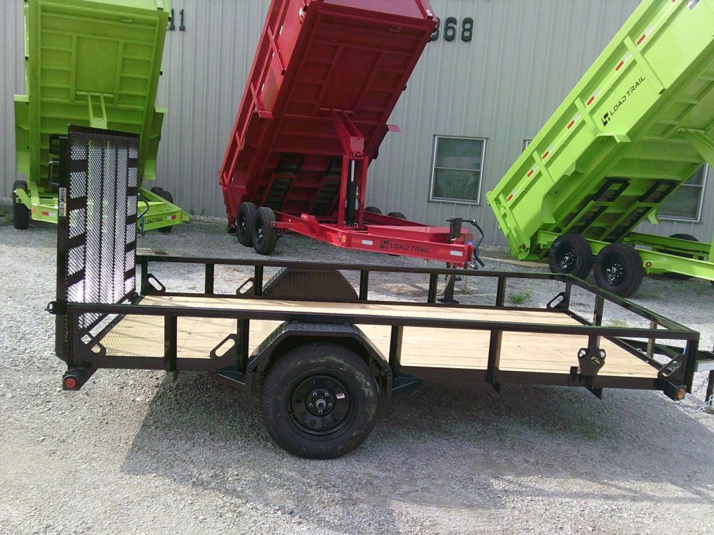 77" x 12' Single Axle (2" x 3" Angle Frame)