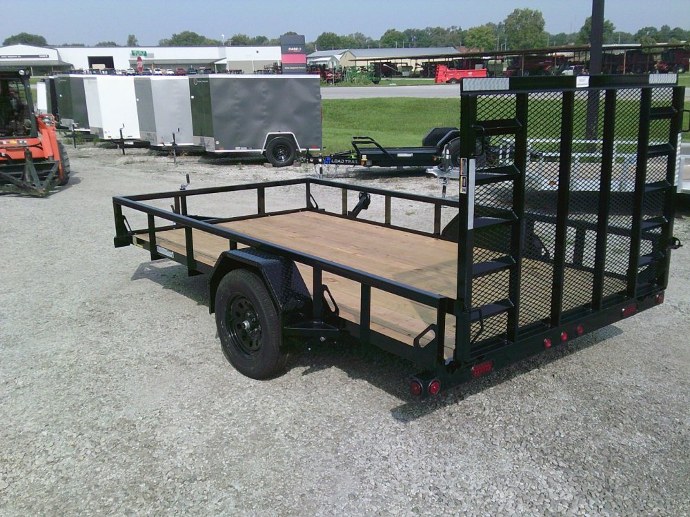 77" x 12' Single Axle (2" x 3" Angle Frame)
