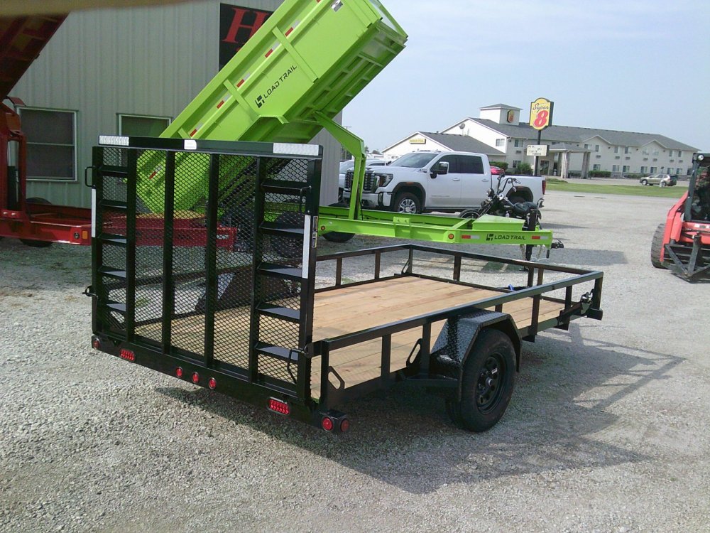 77" x 12' Single Axle (2" x 3" Angle Frame)