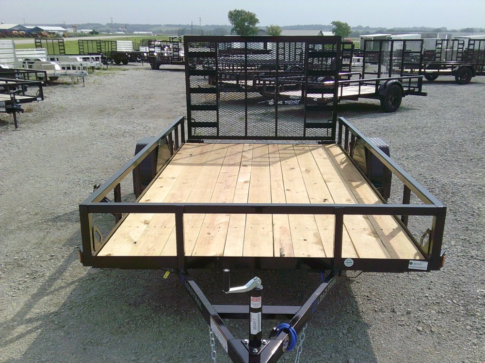 77" x 12' Single Axle (2" x 3" Angle Frame)