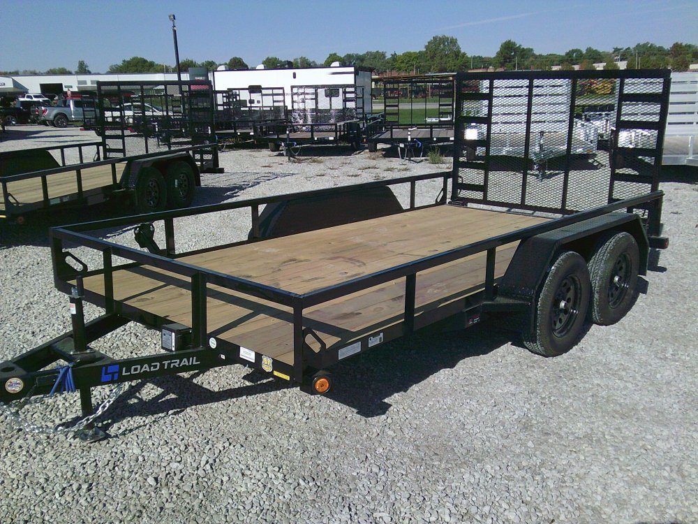 83" x 16' Tandem Axle Utility (2" x 3" Angle Frame) -7K