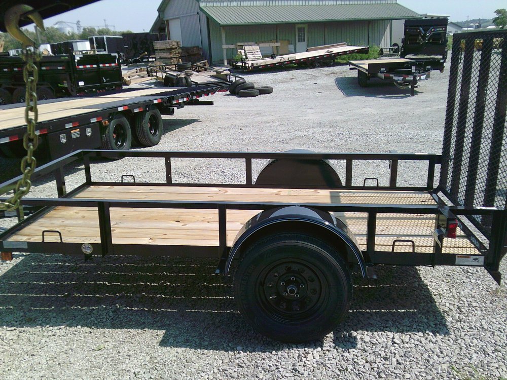 60" X 10' Single Axle Utility Trailer