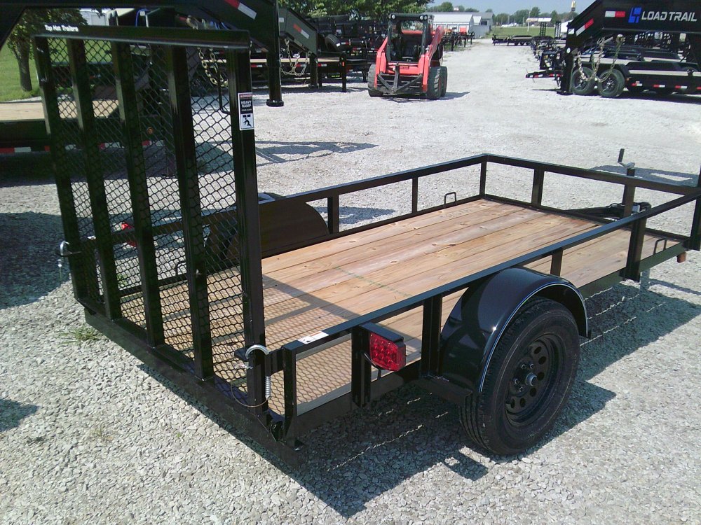 60" X 10' Single Axle Utility Trailer