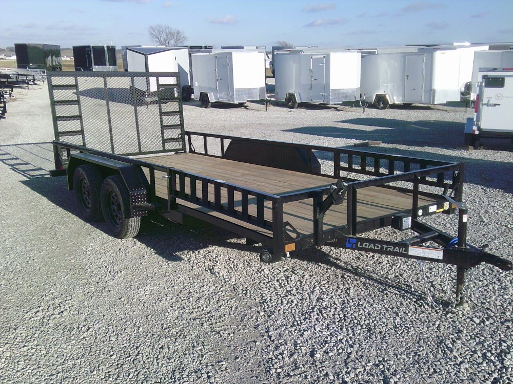 83" x 16' Tandem Axle Utility (2" x 3" Angle Frame) -7K