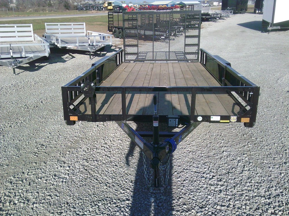 83" x 16' Tandem Axle Utility (2" x 3" Angle Frame) -7K