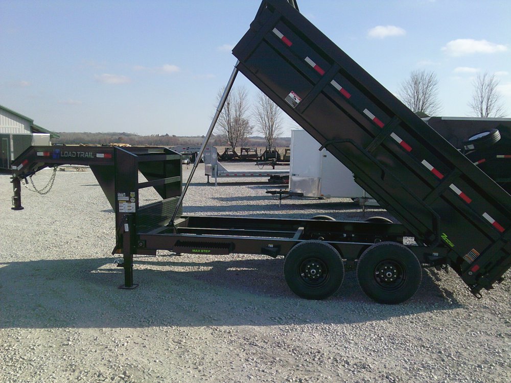 83" x 14' Tandem Axle Gooseneck Low-Pro Dump -14K