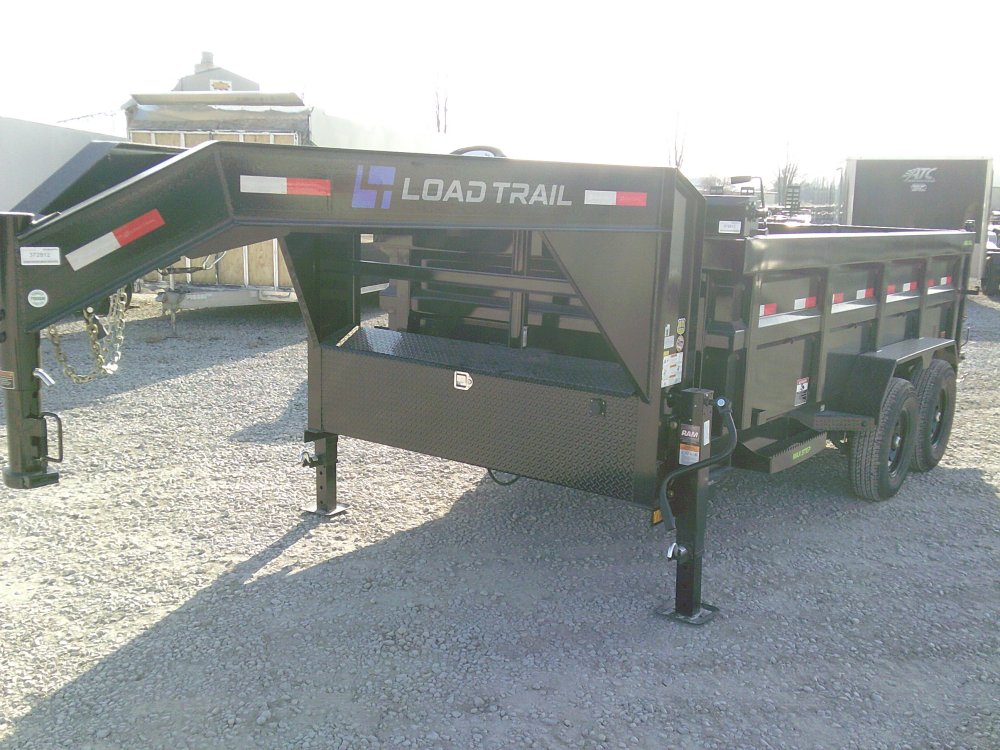 83" x 14' Tandem Axle Gooseneck Low-Pro Dump -14K