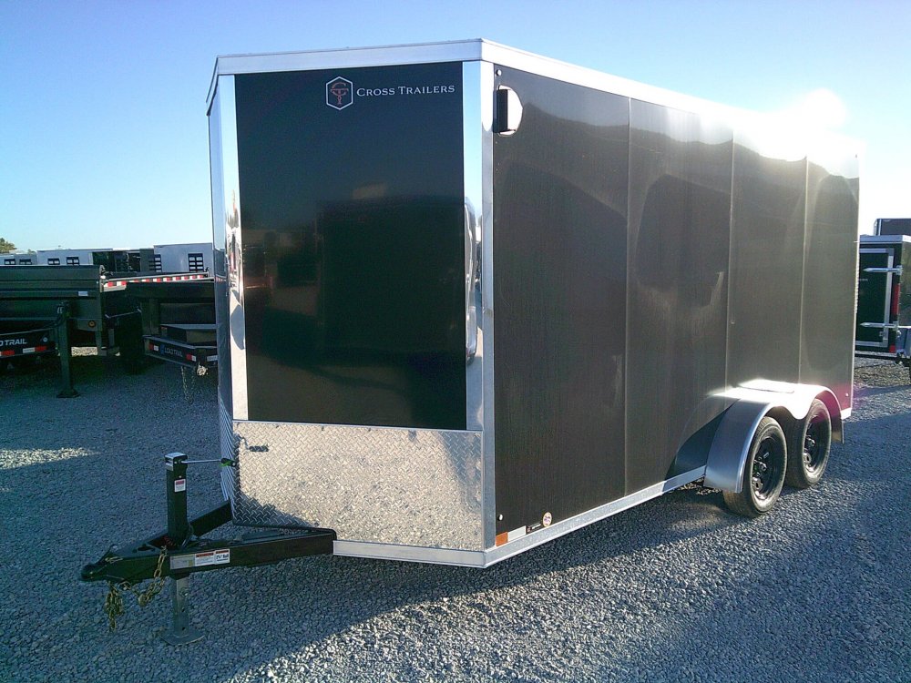 7X16 Enclosed Cross Trailer 7K
