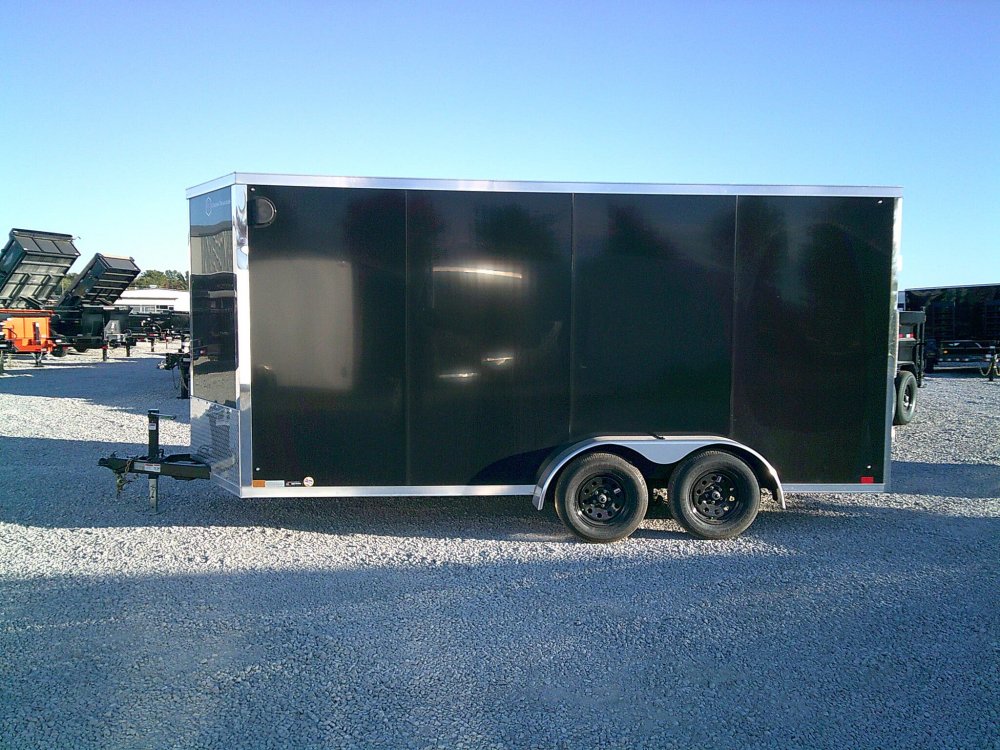 7X16 Enclosed Cross Trailer 7K