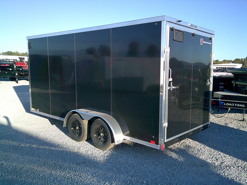 7X16 Enclosed Cross Trailer 7K