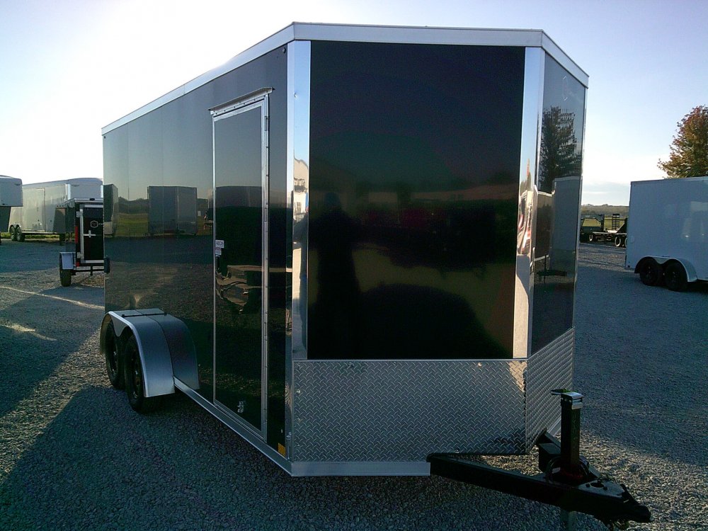 7X16 Enclosed Cross Trailer 7K