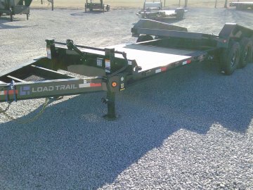 83" X 24' Tilt-N-Go Triple Axle Tilt Deck I-Beam Frame