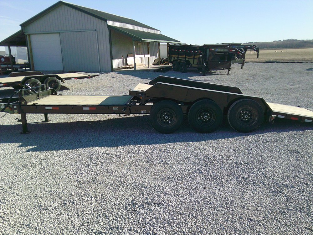 83" X 24' Tilt-N-Go Triple Axle Tilt Deck I-Beam Frame