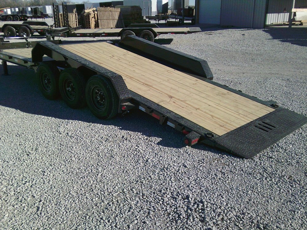 83" X 24' Tilt-N-Go Triple Axle Tilt Deck I-Beam Frame