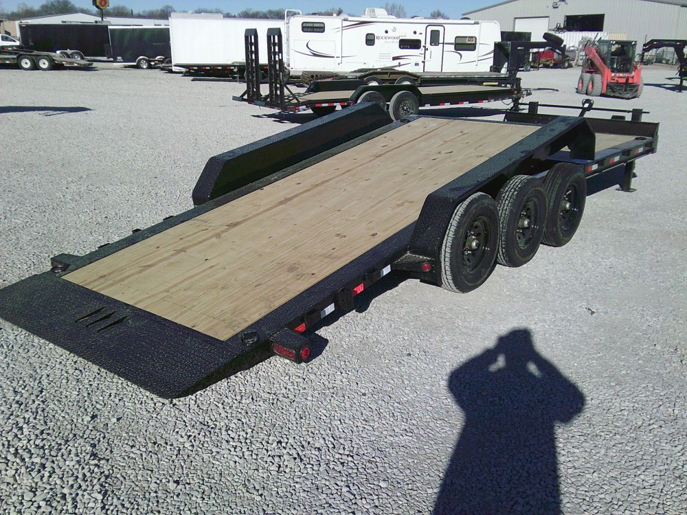83" X 24' Tilt-N-Go Triple Axle Tilt Deck I-Beam Frame