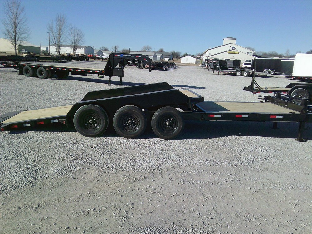 83" X 24' Tilt-N-Go Triple Axle Tilt Deck I-Beam Frame