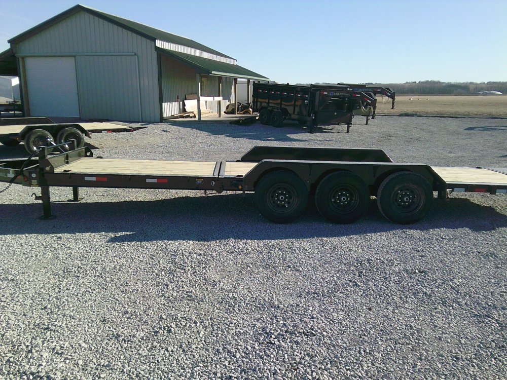 83" X 24' Tilt-N-Go Triple Axle Tilt Deck I-Beam Frame