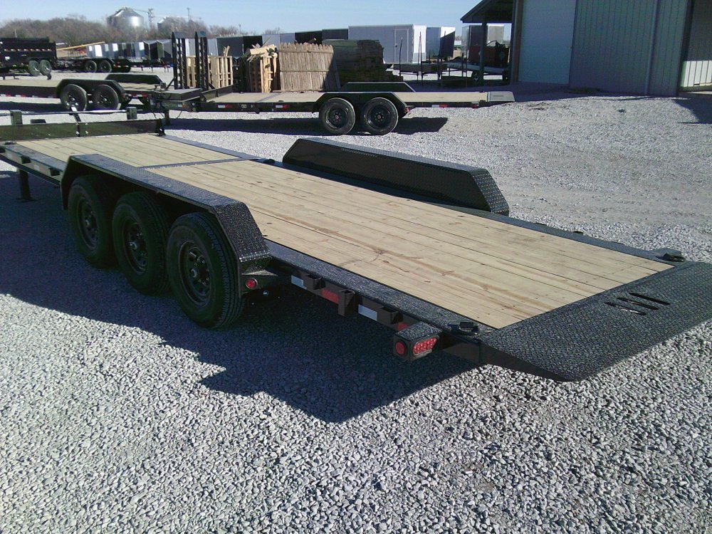 83" X 24' Tilt-N-Go Triple Axle Tilt Deck I-Beam Frame