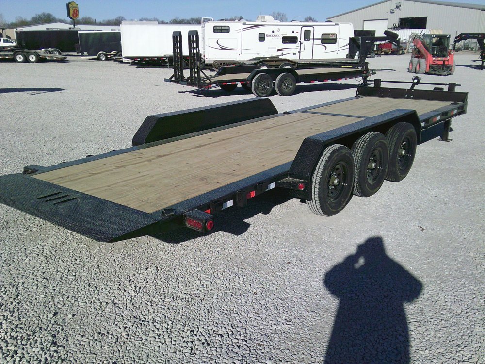 83" X 24' Tilt-N-Go Triple Axle Tilt Deck I-Beam Frame