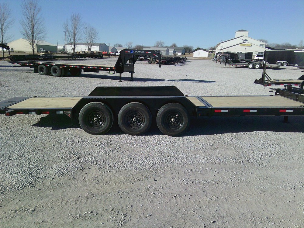 83" X 24' Tilt-N-Go Triple Axle Tilt Deck I-Beam Frame
