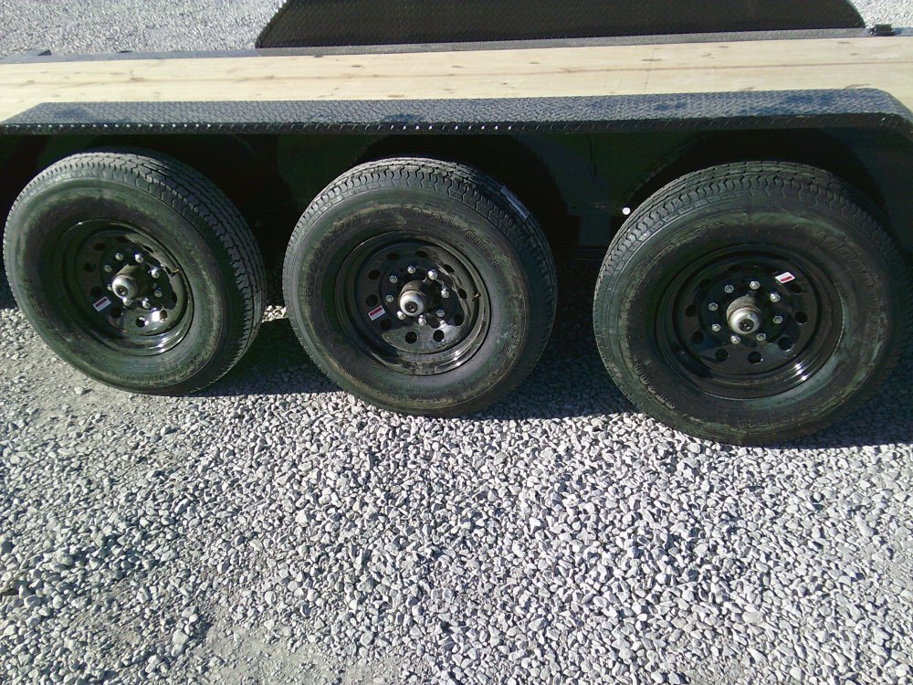 83" X 24' Tilt-N-Go Triple Axle Tilt Deck I-Beam Frame
