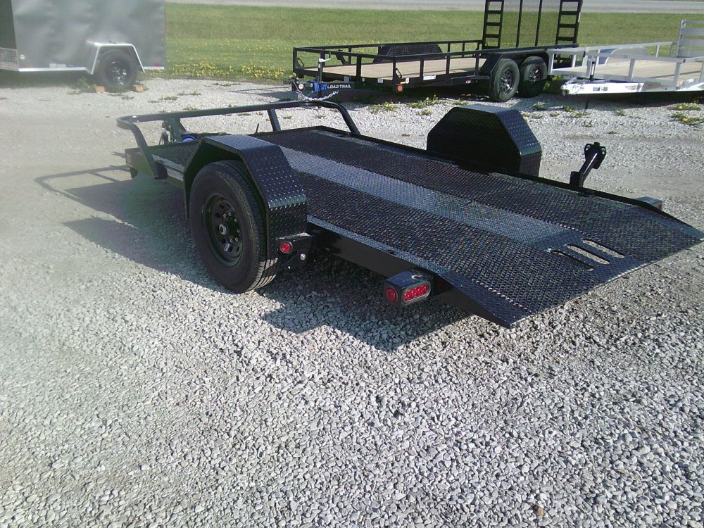 77" x 12' Single Axle Scissor Hauler