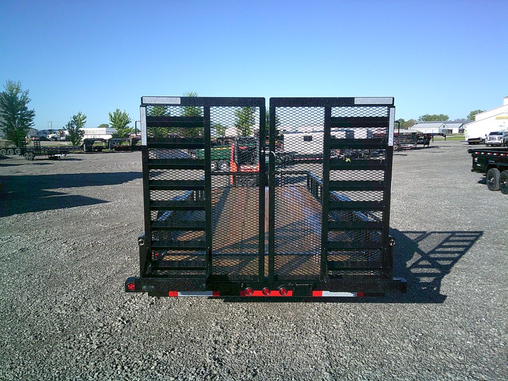 83" x 20' Tandem Carhauler w/Side Rails