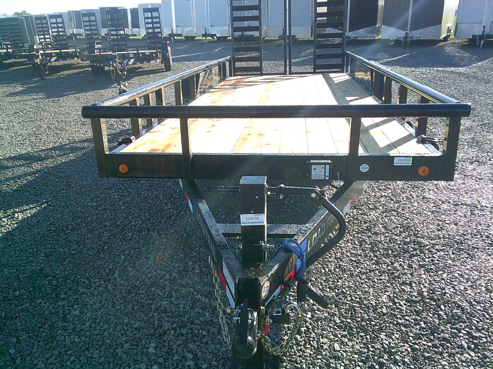 83" x 20' Tandem Carhauler w/Side Rails