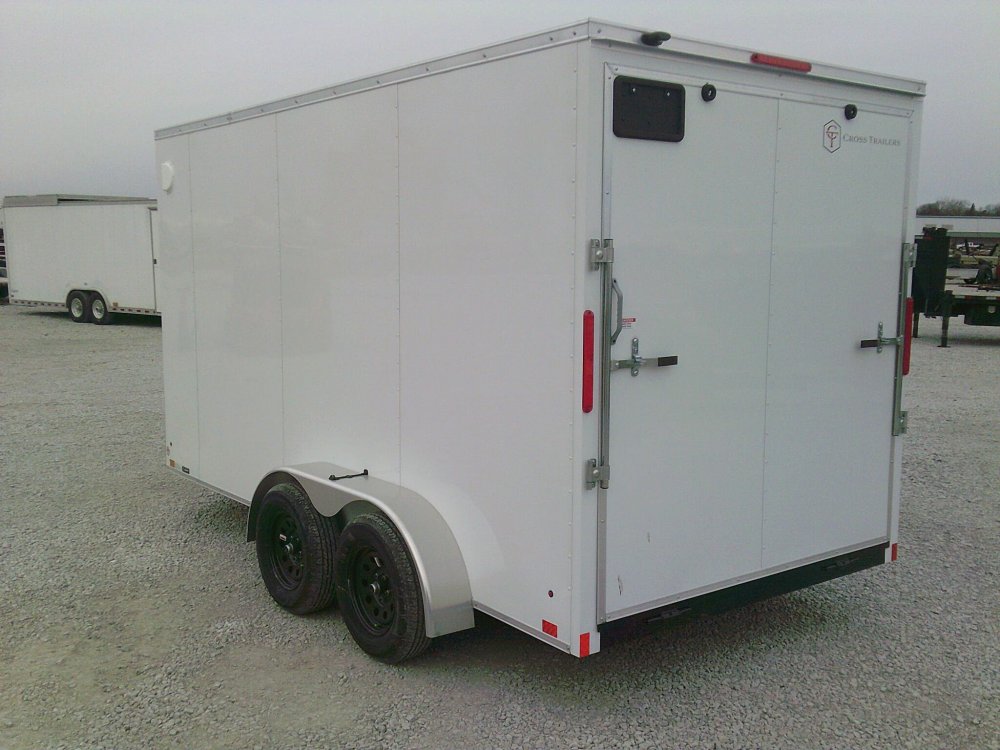 7X14 Enclosed Cross Trailer 7K