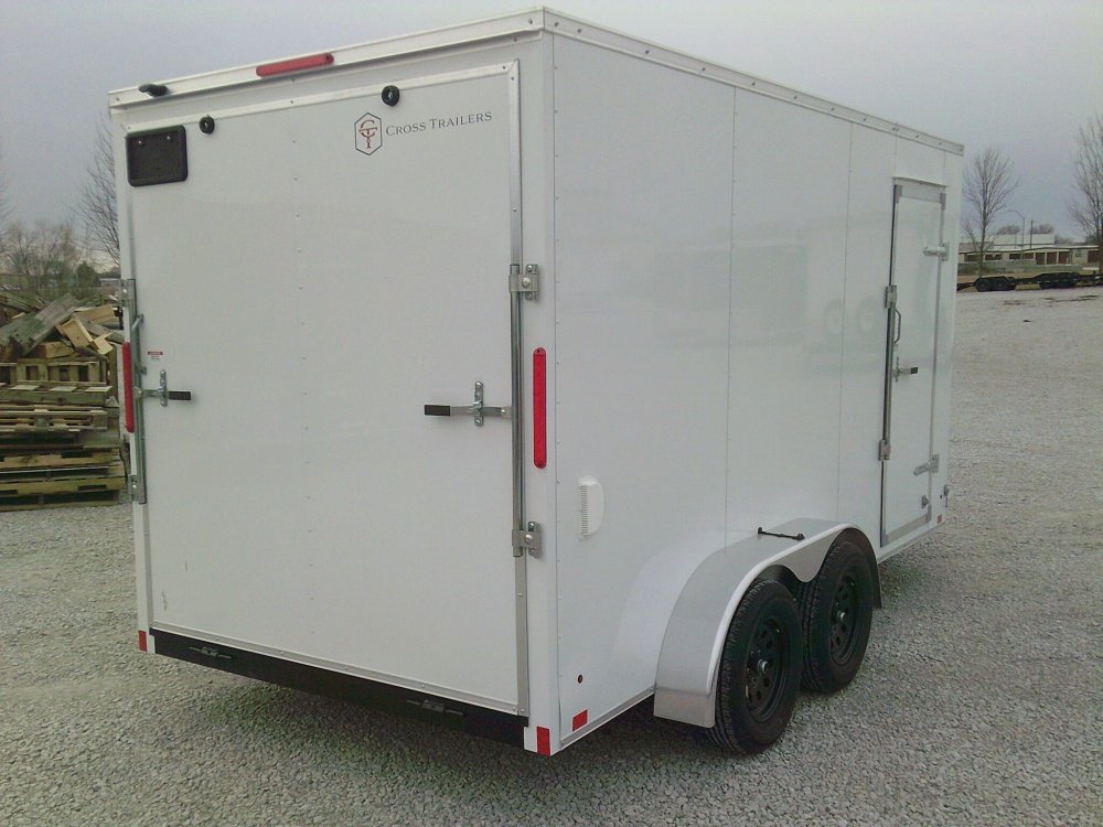 7X14 Enclosed Cross Trailer 7K