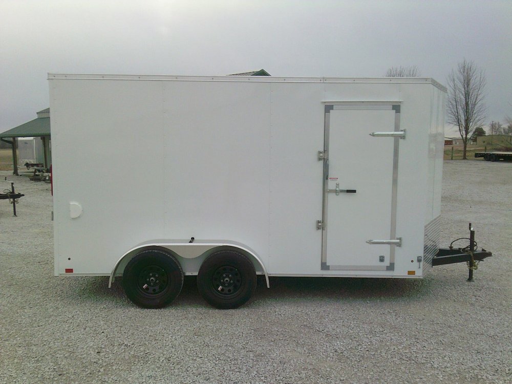 7X14 Enclosed Cross Trailer 7K